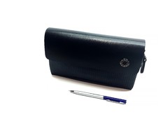 Кожаная борсетка MontBlanc 136-1