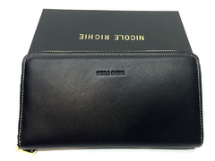 Женское черное портмоне на молнии Nicole Richie 5204