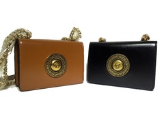 Удобный клатч Versace 2289 в коричневом и черном цветах 2289